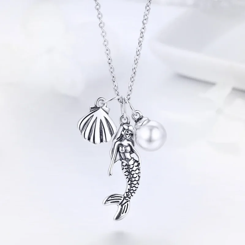 (kép) PANDORA típusú hableány legendája collier nyaklánc - SCN237 - Megtekintés 4