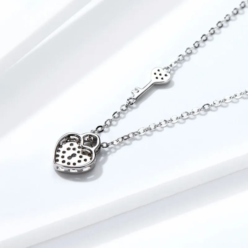 (kép) PANDORA típusú heartlock collier nyaklánc - SCN315 - Megtekintés 4