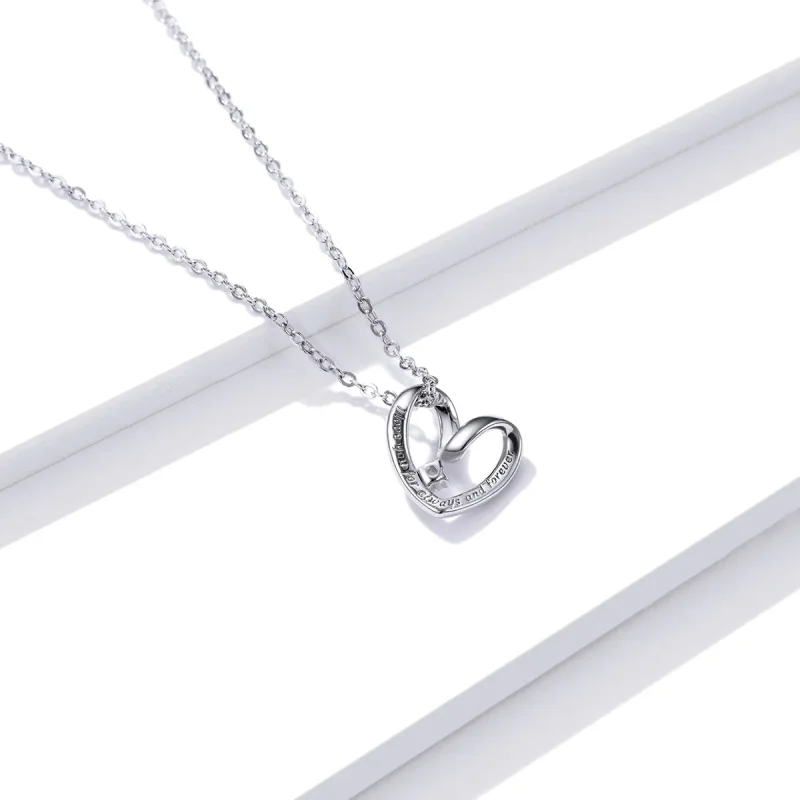 (kép) PANDORA típusú hálaadás szíve collier nyaklánc - SCN450 - Megtekintés 3