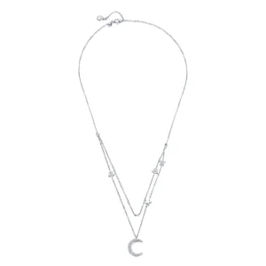 (kép) PANDORA típusú hold és csillagok collier nyaklánc - BSN038