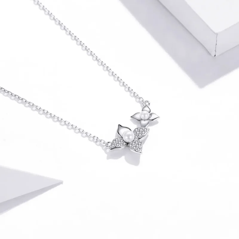 (kép) PANDORA típusú hortenzia bál collier nyaklánc - SCN438 - Megtekintés 2