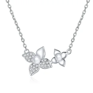 PANDORA típusú hortenzia bál collier nyaklánc - SCN438 (kép) PANDORA típusú hortenzia bál collier nyaklánc - SCN438