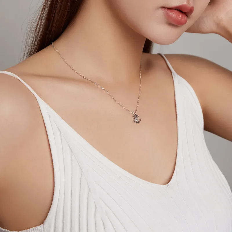 (kép) PANDORA típusú hűséges szerelem collier nyaklánc - SCN458 - Megtekintés 6