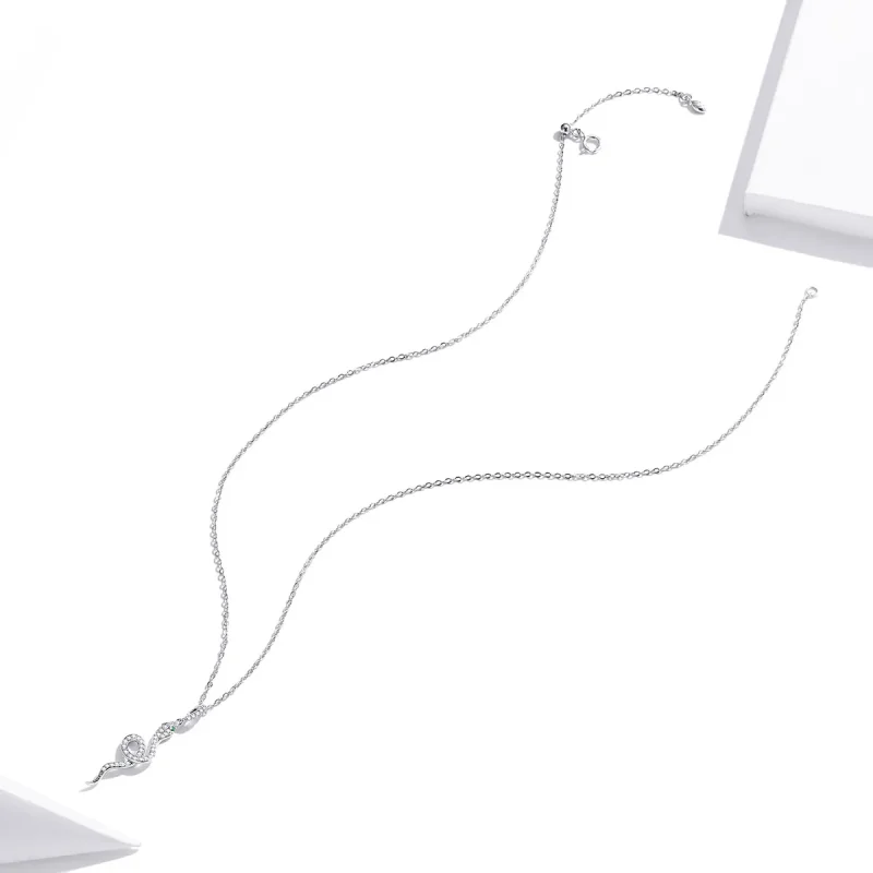 (kép) PANDORA típusú kedves kígyó collier nyaklánc - SCN409 - Megtekintés 4