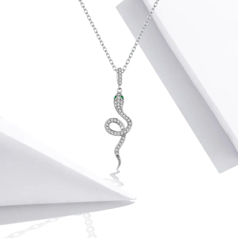 (kép) PANDORA típusú kedves kígyó collier nyaklánc - SCN409 - Megtekintés 5