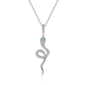 (kép) PANDORA típusú kedves kígyó collier nyaklánc - SCN409