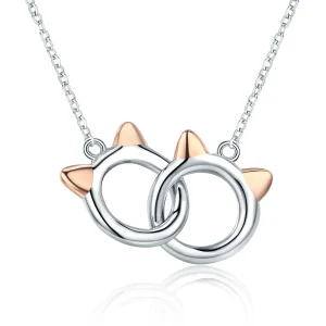 PANDORA típusú kisállat macska collier nyaklánc - SCN252 (kép) PANDORA típusú kisállat macska collier nyaklánc - SCN252