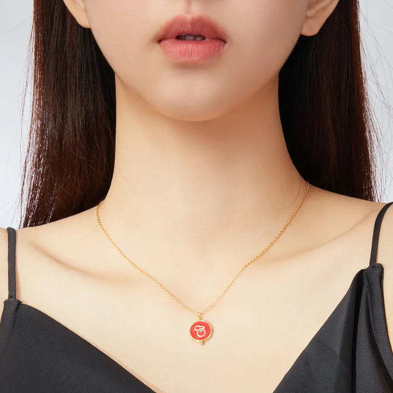 (kép) PANDORA típusú kínai egér collier nyaklánc - SCN390 - Megtekintés 5