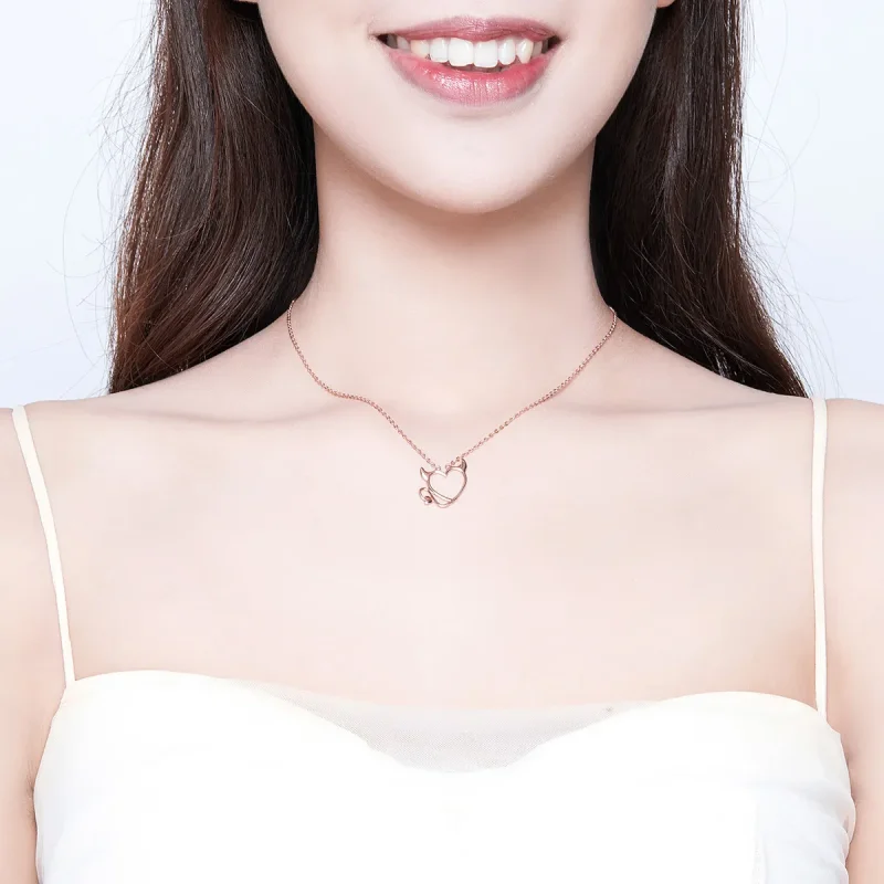 (kép) PANDORA típusú koakuma collier nyaklánc - SCN344 - Megtekintés 6