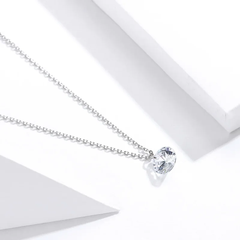 (kép) PANDORA típusú káprázatos collier nyaklánc - SCN355 - Megtekintés 2