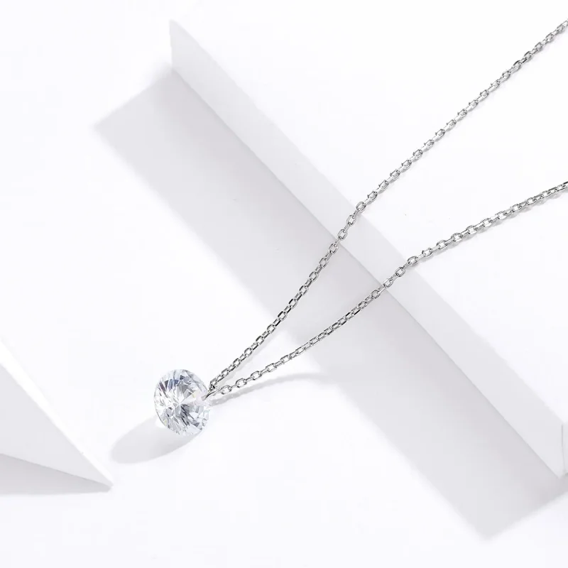 (kép) PANDORA típusú káprázatos collier nyaklánc - SCN355 - Megtekintés 3