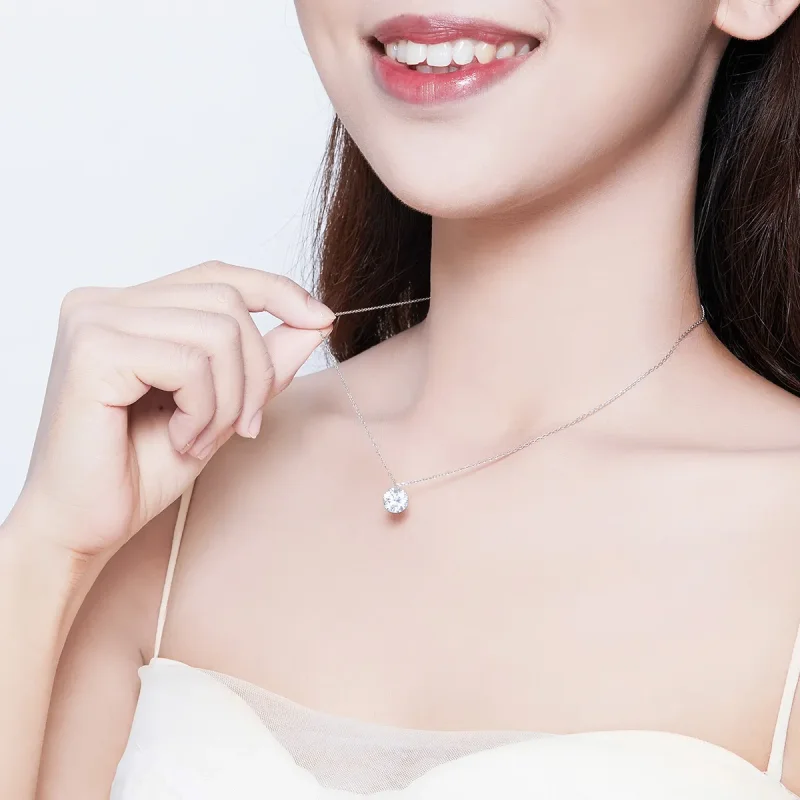 (kép) PANDORA típusú káprázatos collier nyaklánc - SCN355 - Megtekintés 6