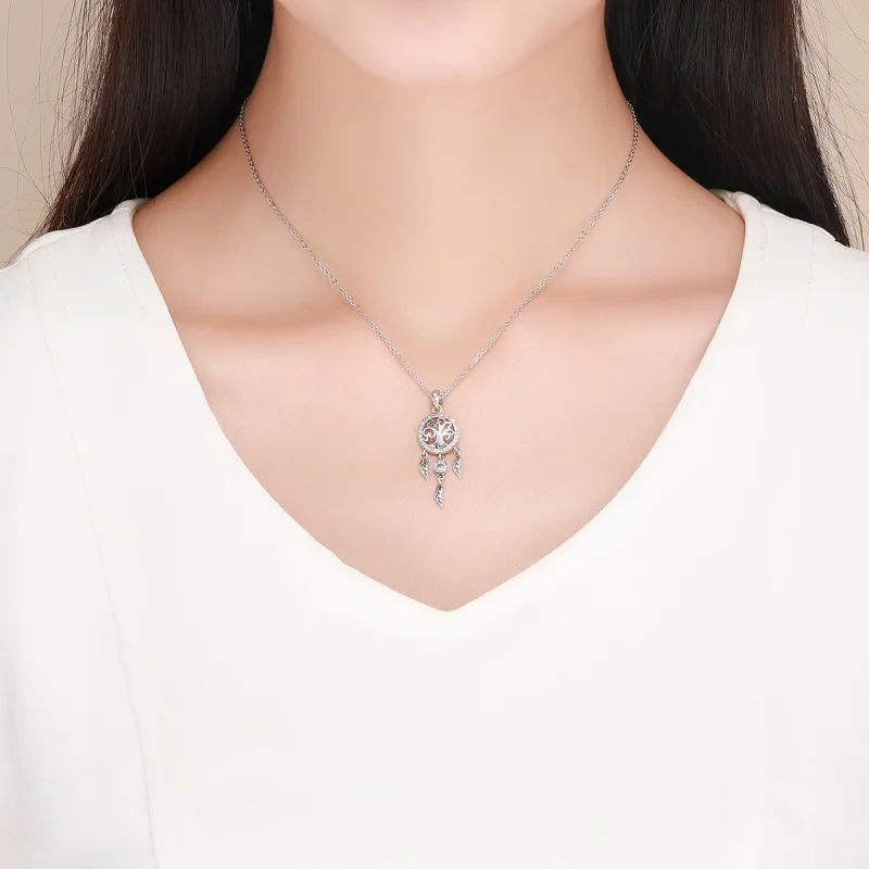 (kép) PANDORA típusú életfa álomfogó collier nyaklánc - SCN298 - Megtekintés 6