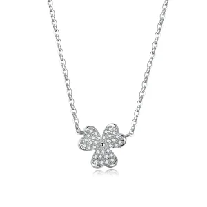 (kép) PANDORA típusú lóhere collier nyaklánc - SCN401