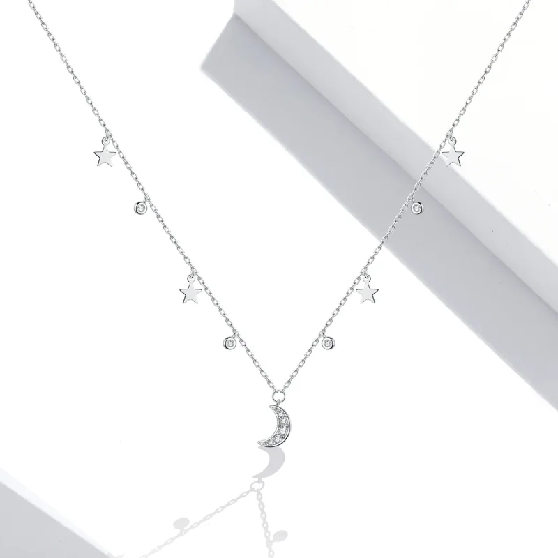 (kép) PANDORA típusú álomcsillag hold collier nyaklánc - SCN420 - Megtekintés 5