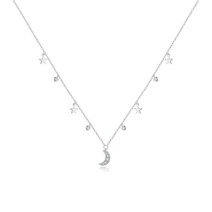 (kép) PANDORA típusú álomcsillag hold collier nyaklánc - SCN420