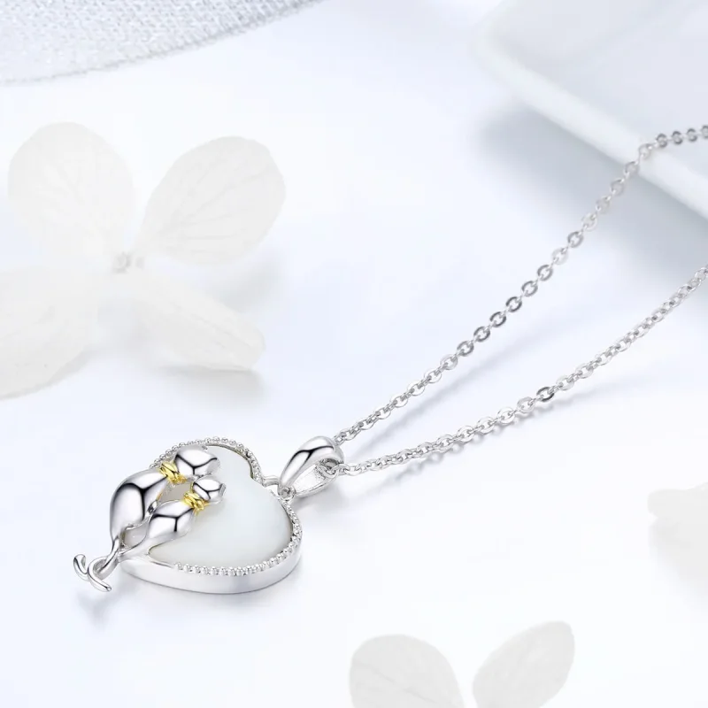 (kép) PANDORA típusú macskák pár collier nyaklánc - SCN297 - Megtekintés 3