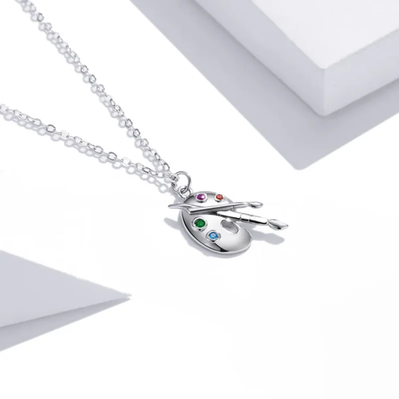 (kép) PANDORA típusú művészeti élet collier nyaklánc - SCN457 - Megtekintés 2