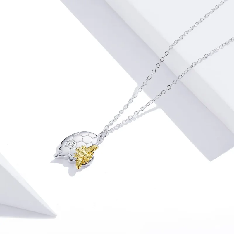 (kép) PANDORA típusú méz collier nyaklánc - SCN396 - Megtekintés 3