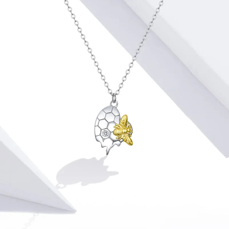 (kép) PANDORA típusú méz collier nyaklánc - SCN396 - Megtekintés 5