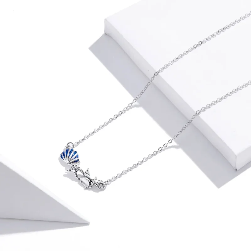 (kép) PANDORA típusú nyári óceán collier nyaklánc - SCN407 - Megtekintés 4