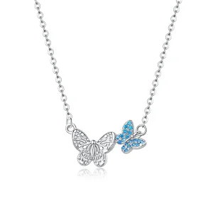 PANDORA típusú pillangó collier nyaklánc - SCN384 (kép) PANDORA típusú pillangó collier nyaklánc - SCN384