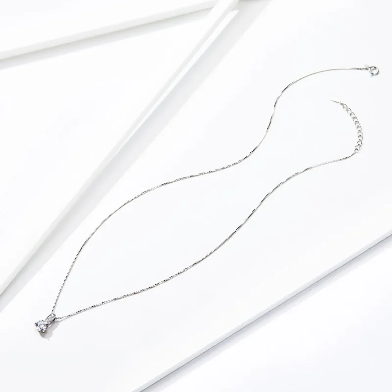 (kép) PANDORA típusú ragyogó idő collier nyaklánc - SCN314 - Megtekintés 5
