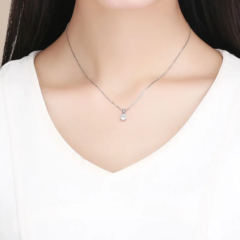 (kép) PANDORA típusú ragyogó idő collier nyaklánc - SCN314 - Megtekintés 6