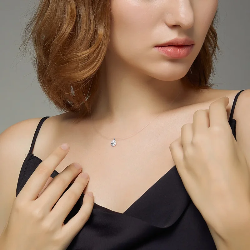 (kép) PANDORA típusú ragyogó élet collier nyaklánc - SCN332-D - Megtekintés 6