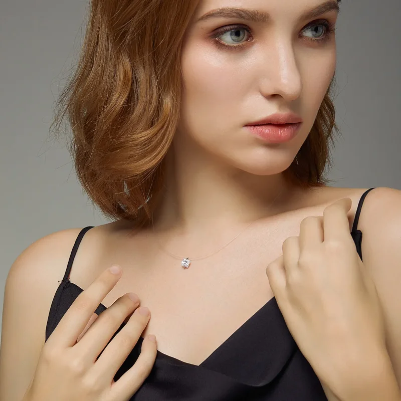 (kép) PANDORA típusú ragyogó élet collier nyaklánc - SCN332-S - Megtekintés 6