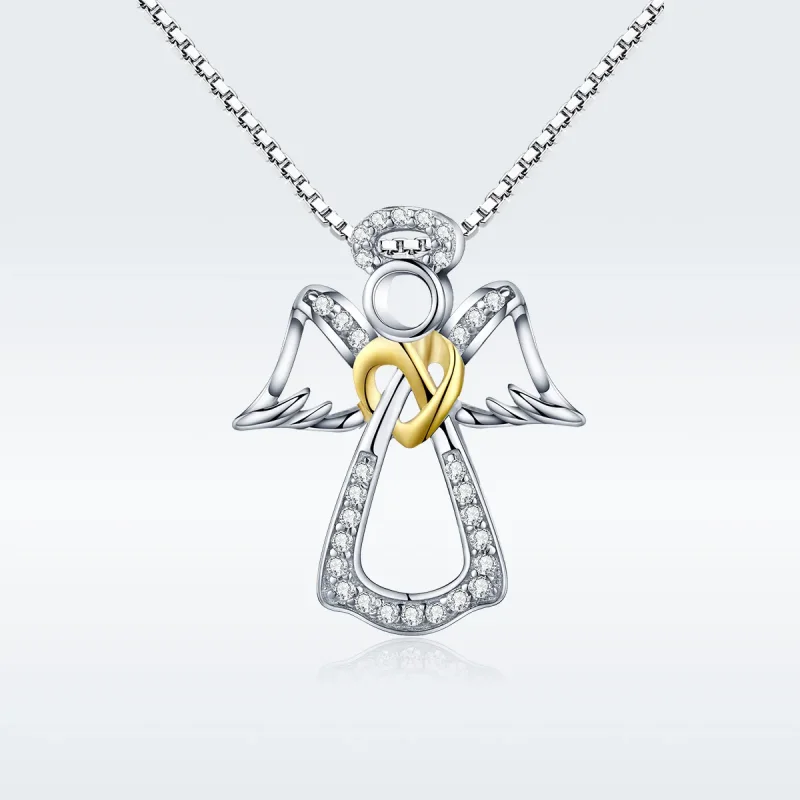 (kép) PANDORA típusú őrangyal collier nyaklánc - SCN123 - Megtekintés 2