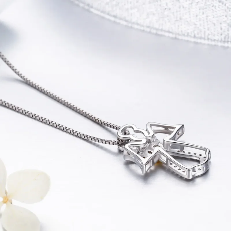 (kép) PANDORA típusú őrangyal collier nyaklánc - SCN123 - Megtekintés 5