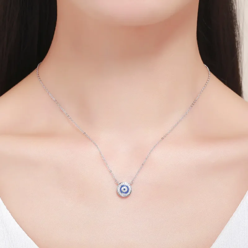 (kép) PANDORA típusú ördög szeme collier nyaklánc - SCN165 - Megtekintés 3