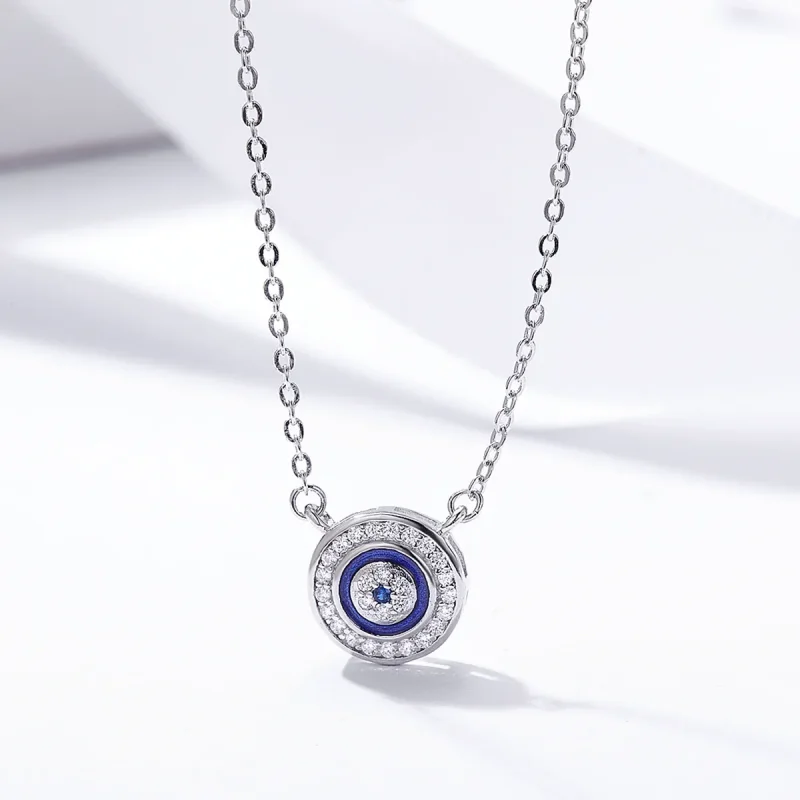 (kép) PANDORA típusú ördög szeme collier nyaklánc - SCN165 - Megtekintés 4