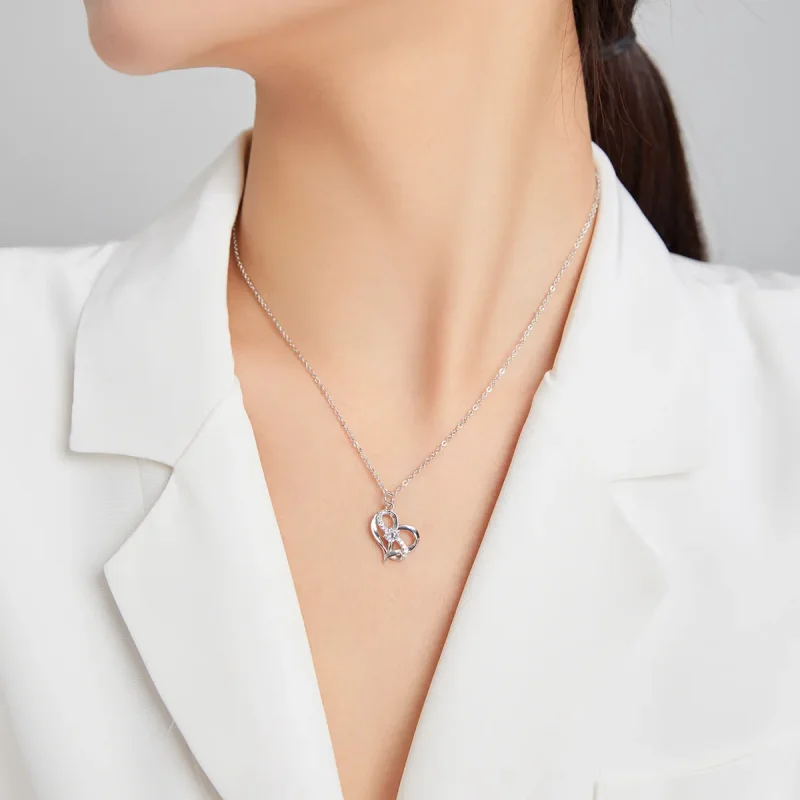 (kép) PANDORA típusú örökké együtt collier nyaklánc - SCN442 - Megtekintés 6
