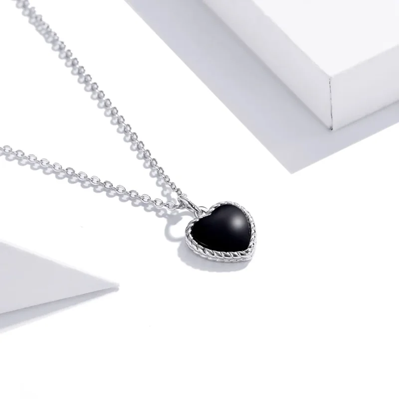 (kép) PANDORA típusú szerelem achát collier nyaklánc - SCN443 - Megtekintés 2