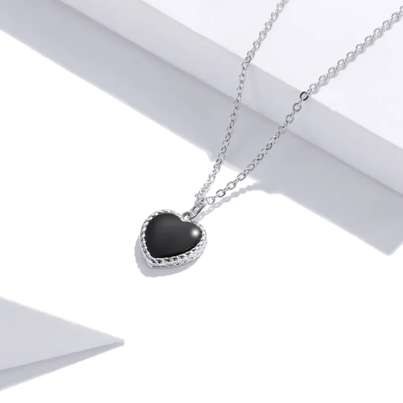 (kép) PANDORA típusú szerelem achát collier nyaklánc - SCN443 - Megtekintés 3