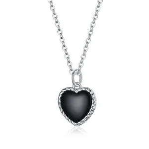 (kép) PANDORA típusú szerelem achát collier nyaklánc - SCN443
