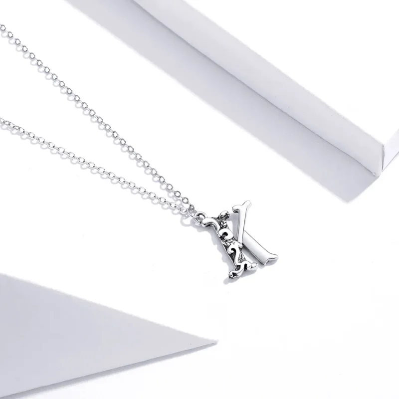 (kép) PANDORA típusú szerencsés k betű collier nyaklánc - SCN403 - Megtekintés 2