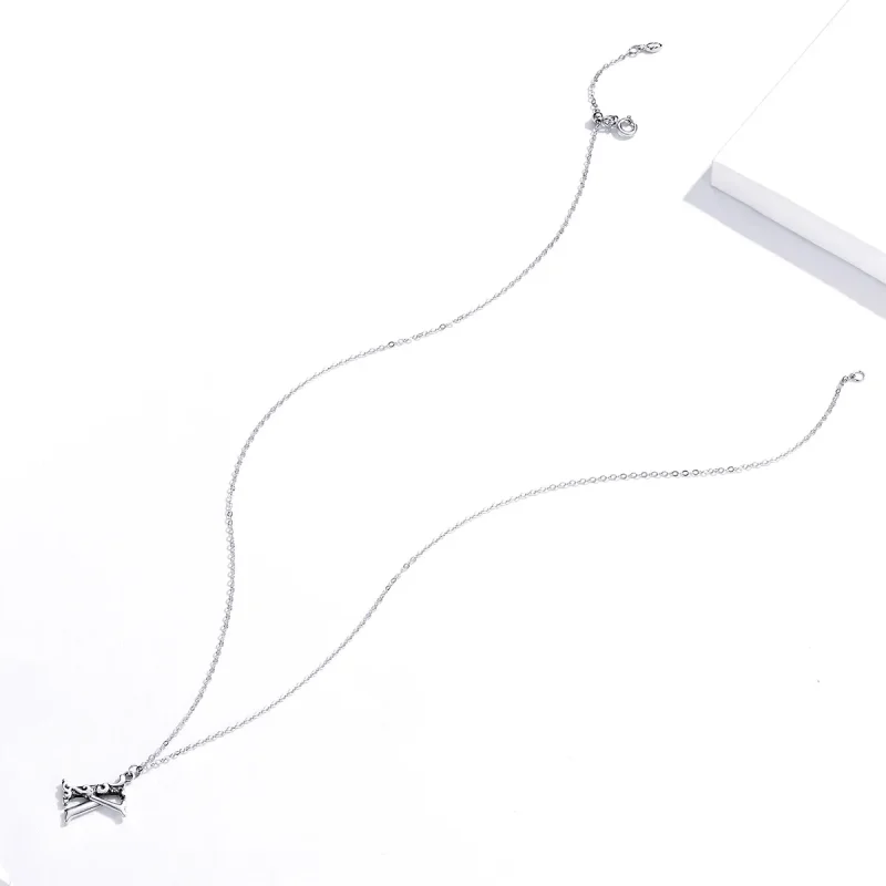 (kép) PANDORA típusú szerencsés k betű collier nyaklánc - SCN403 - Megtekintés 4
