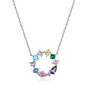 PANDORA típusú szerencsés koszorú collier nyaklánc - BSN178 (kép) PANDORA típusú szerencsés koszorú collier nyaklánc - BSN178