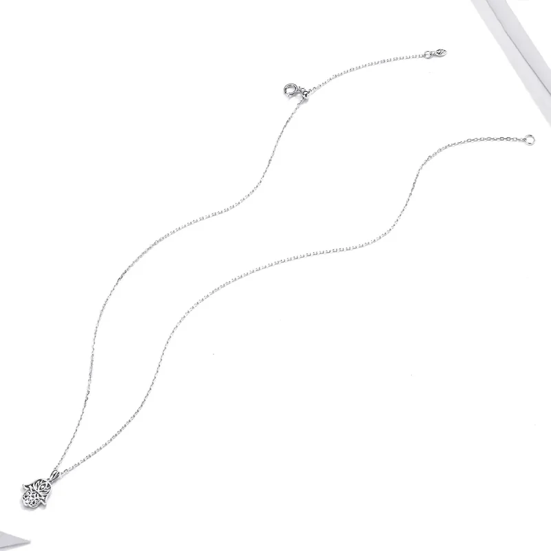 (kép) PANDORA típusú szerencsés kéz collier nyaklánc - SCN434 - Megtekintés 4