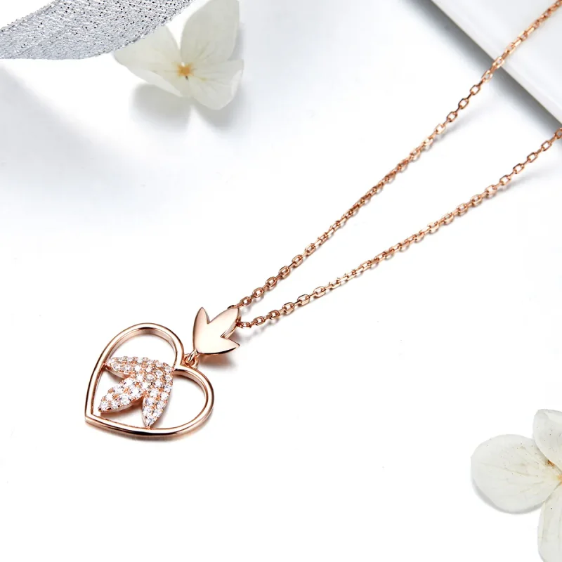 (kép) PANDORA típusú őszi szerelem collier nyaklánc - SCN313 - Megtekintés 3