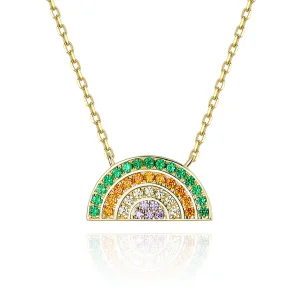 PANDORA típusú szivárvány collier nyaklánc - SCN378 (kép) PANDORA típusú szivárvány collier nyaklánc - SCN378