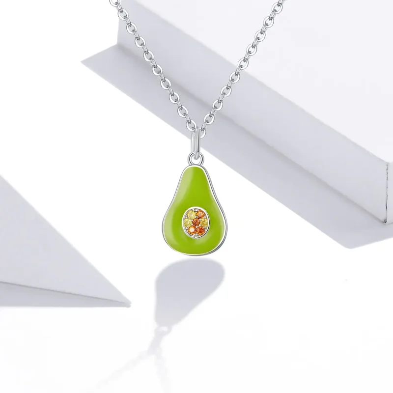 (kép) PANDORA típusú ászolaj gyümölcs collier nyaklánc - SCN439 - Megtekintés 5