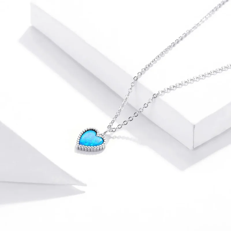 (kép) PANDORA típusú szív collier nyaklánc - SCN413 - Megtekintés 2