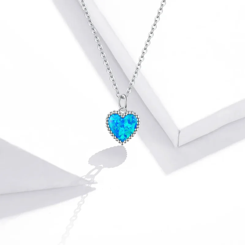 (kép) PANDORA típusú szív collier nyaklánc - SCN413 - Megtekintés 5