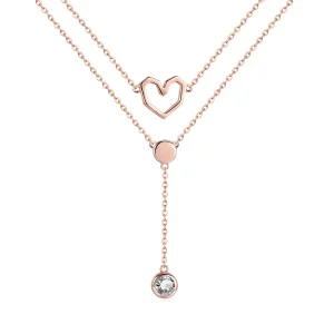 (kép) PANDORA típusú szív földje collier nyaklánc - SCN317