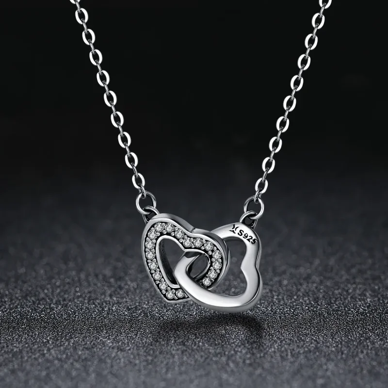 (kép) PANDORA típusú szív és lélek collier nyaklánc - SCN181 - Megtekintés 3