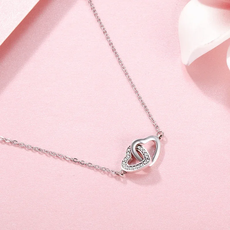 (kép) PANDORA típusú szív és lélek collier nyaklánc - SCN181 - Megtekintés 6